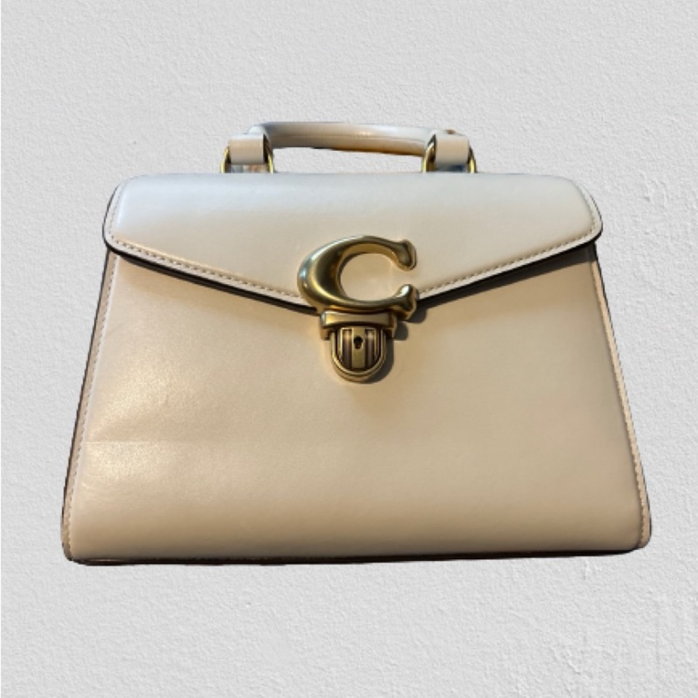 Coach Sammy Top Handle 21 in Chalk